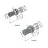 Pull Studs DIN 69872 A+B Dimensions